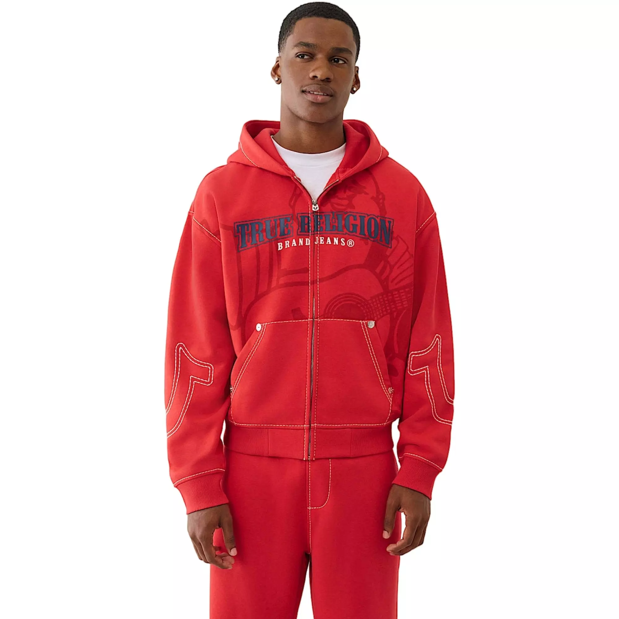 True Religion Buddha Big T Full-Zip Jacket | Hibbett